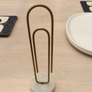 Target Gold Paperclip Sculpture